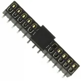 3M_153226-2000-RB-WD_26 Pos 2mm Skt Header, Straight, SMD, Gold, 1A, 500V