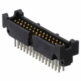3M_45230-600230_30 Pos 1.27mm Shrouded Header, Male Pin, Gold, Thru-Hole