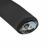 Alpha Wire_25121 BK005_22AWG 2C Shielded Twisted Pair Cable, 300VAC, Black