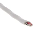 Alpha Wire_2837/3 WH001_Shielded Multi-Conductor Cable Braid Polytetrafluoroethylene 3Conductors 20AWG 4.69mm 600VAC White Fluorinated Ethylene Propylene 304.8m Spool