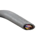 Alpha Wire_3470/15C SL005_Shielded Multi-Conductor Cable Tape Semi Rigid Polyvinyl Chloride 15Conductors 28AWG 7.18mm 300VAC Slate Polyvinyl Chloride 30.48m Spool