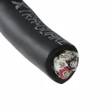 Alpha Wire_45153 BK005_Shielded Multi-Conductor Cable Tape/Braid Thermoplastic Elastomer 3Conductors 20AWG 7.21mm 300VAC Black Thermoplastic Elastomer 30.48m
