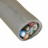 Alpha Wire_5176C SL199_Shielded Multi-Conductor Cable Tape/Braid Polyvinyl Chloride 6Conductors 16AWG 9.77mm 300VAC Slate Polyvinyl Chloride Bulk