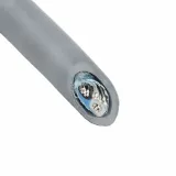 Alpha Wire_5481C SL199_Shielded Twisted Pair Cable Tape Semi Rigid Polyvinyl Chloride 2Conductors 22AWG 4.62mm 300VAC Slate Polyvinyl Chloride Bulk