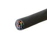 Alpha Wire_77115 SL005_Shielded Multi-Conductor Cable Tape Modified Polyphenylene Ether 12Conductors 20AWG 8.33mm 600VAC Slate Modified Polyphenylene Ether 30.48m Spool
