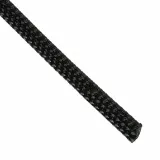 Alpha Wire_G1201/4 BK005_EXPAND SLEEV 1/8"X100' BLK/WHT
