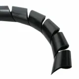 Alpha Wire_SW44 BK008_SPIRAL WRAP 0.62" X 25' BLACK