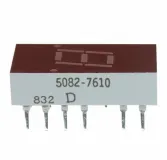 Broadcom_5082-7610_Red 7-Segment Numeric LED Display, 1-Char, 7.62mm, DIP