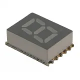 Broadcom_HDSM-281C_1 Digit Red 9-LED Segment Display, SMD, 20mA