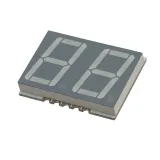 Broadcom_HDSM-543C_Smart/Normal 7 Seg Numeric LED Display, 2-Character, Red, 14.22mm, ROHS COMPLIANT, SURFACE MOUNT PACKAGE-10