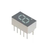 Broadcom_HDSP-A153_Red 7-Seg LED Display, 1-Char, 7.6mm, 20mA, 1.8V, DIP