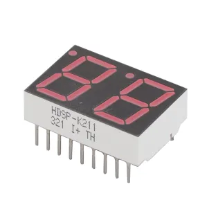 Broadcom_HDSP-K211_2-Char Red Numeric LED Display, 14.22mm, DIP, 20mA