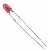 Broadcom_HLMP-1301-E0002_Red Diffused 3mm T-1 LED Emitter, 30mA, 626nm