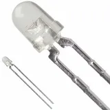 Broadcom_HLMP-1440_Yellow LED Emitter, 3mm, T-1, 20mA, 45mcd, 585nm