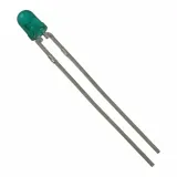 Broadcom_HLMP-1503-D0002_Single Color LED, High Performance Green, Diffused, T-1, 3mm, PLASTIC PACKAGE-2