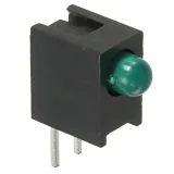 Broadcom_HLMP-1640-B00A2_Green T-1 3mm Diffused Tinted LED, 565nm, 1.6mcd