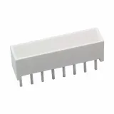 Broadcom_HLMP-2350_Red LED Light Bar, 4-LED, 635nm, 2V, 20mA, 8-Pin SIP