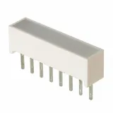 Broadcom_HLMP-2450-EF000_Yellow LED Emitter, 583nm, 2.1V, 20mA, SIP, Diffused Rectangular