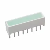 Broadcom_HLMP-2550_Green LED Light Bar, 4-LED, 2.2V, 20mA, SIP