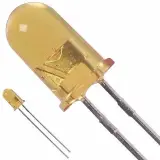 Broadcom_HLMP-3416_Yellow LED Emitter, 5mm, 2V, 20mA, 585nm, Through Hole
