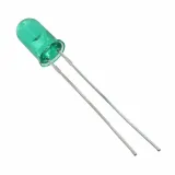 Broadcom_HLMP-3519-F0002_Green LED Emitter, 5mm, 30mA, 70mcd, 565nm, Through Hole