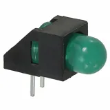 Broadcom_HLMP-3962-F00B2_Single Color LED, High Performance Green, Tinted Diffused, T-1 3/4, 5mm, PLASTIC PACKAGE-2