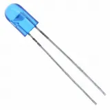 Broadcom_HLMP-AB86-MQ0ZZ_Single Color LED, Blue, Tinted Diffused, T-1 3/4, 5mm, PLASTIC PACKAGE-2