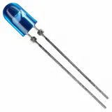 Broadcom_HLMP-AB87-MQ000_Single Color LED, Blue, Tinted Diffused, T-1 3/4, 5mm, PLASTIC PACKAGE-2