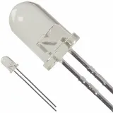 Broadcom_HLMP-C323_Yellow LED Emitter, 5mm, 20mA, 585nm, 25° Viewing Angle