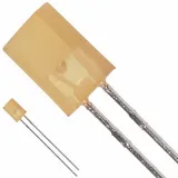 Broadcom_HLMP-S301_Yellow Diffused LED Emitter, 585nm, 20mA, 110° Viewing Angle, Radial