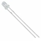 Broadcom_HLMP-Y901-J0000_Single Color LED, Yellow Orange, Untinted Nondiffused, T-1, 3mm, ROHS COMPLIANT, PLASTIC PACKAGE-2