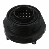 Bulgin_PX0707/P/25_25 Pos Circular Connector, Male, Solder, 50V, 1A, IP68, Black