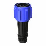 Bulgin_PX0911/07/P_7 Pos Circular Connector, Male, 32A, 430V, IP68, Screw Term