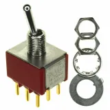 C&K Switches_U31SPDCGE_SWITCH TOGGLE 3PDT 5A 120V