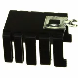 Comair Rotron_833302B02800_Heat Sink Passive TO-220/TO-262 Stamped Solderable Spring Tab Aluminum Black Anodized