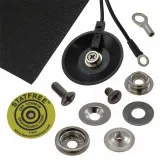 Desco_15014_PVC Floor Mat, 72"x48", Black, 200°C Max Temp