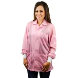 Desco_74204_Smock; StatShield;  Jacket with Cuffs; Pink; X-Large; 46-48 In.; 35 1/2 In.Sleeve
