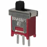 E-Switch_500ASSP1M2QE_SPDT Slide Switch, 3A, 120VAC, Panel Mount, PC Pin