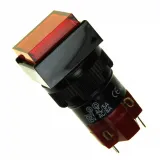E-Switch_D16OAS11BRED_Switch Push Button N.O./N.C. SPDT Square Button 8A 250VAC 24VDC Momentary Contact Solder Lug Panel Mount