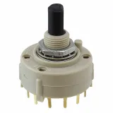 E-Switch_KC52A10.001NPF_Switch Rotary SP12T 12 Flatted Shaft PC Pins 0.35A 250VAC 250VDC