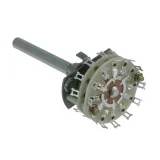 Electroswitch_E3G0603N-3_Switch Rotary 6P3T 3 Round Shaft Solder Lug 1.5A 115VAC 28VDC