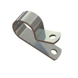 Essentra Components_AL4A_CBL CLAMP P-TYPE SILVER FASTENER