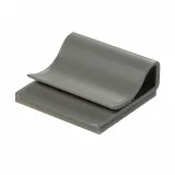 Essentra Components_CFCC-8-05A-RT_CBL CLIP FLAT C-TYPE WHITE ADH