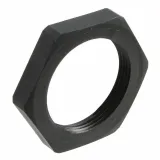 Essentra Components_CGLN-PG11-BK_LOCK NUT 0.945" NYLON PG11