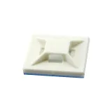 Essentra Components_FTH-40A-RT_CABLE TIE HLDR QUAD ADH WHITE