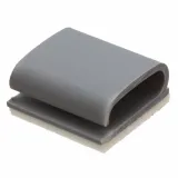 Essentra Components_KKF-10X4-RT_CBL CLIP C-TYPE GRAY ADHESIVE