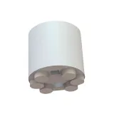 Essentra Components_LEDS2M-200-01_LED SPACER MOLDED (T1 3/4) .200"