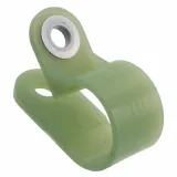 Essentra Components_NM-10-F10_CBL CLAMP P-TYPE GREEN FASTENER