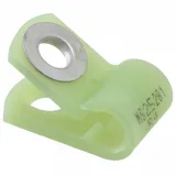 Essentra Components_NM-4-R4_CBL CLAMP P-TYPE GREEN FASTENER
