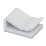 Essentra Components_SWC-0_CBL CLIP C-TYPE WHITE ADHESIVE